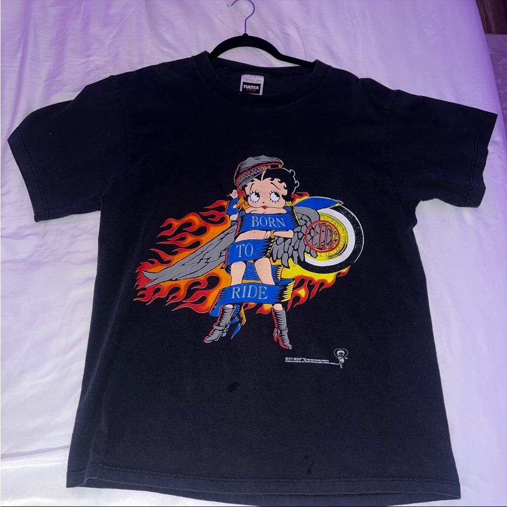 vintage betty boop graphic tee